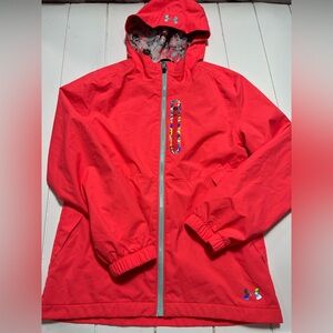 Under Armour Kids Vibrant neon orange/pink Raincoat YLG